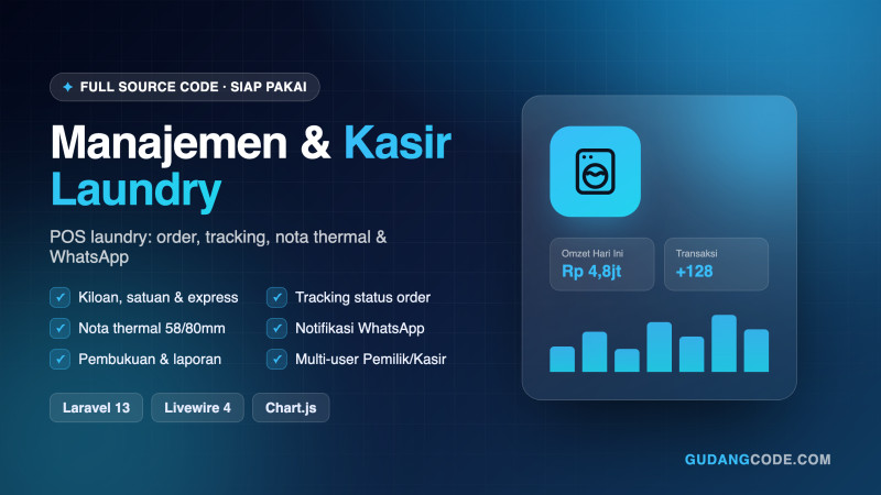 Aplikasi Manajemen & Kasir Laundry