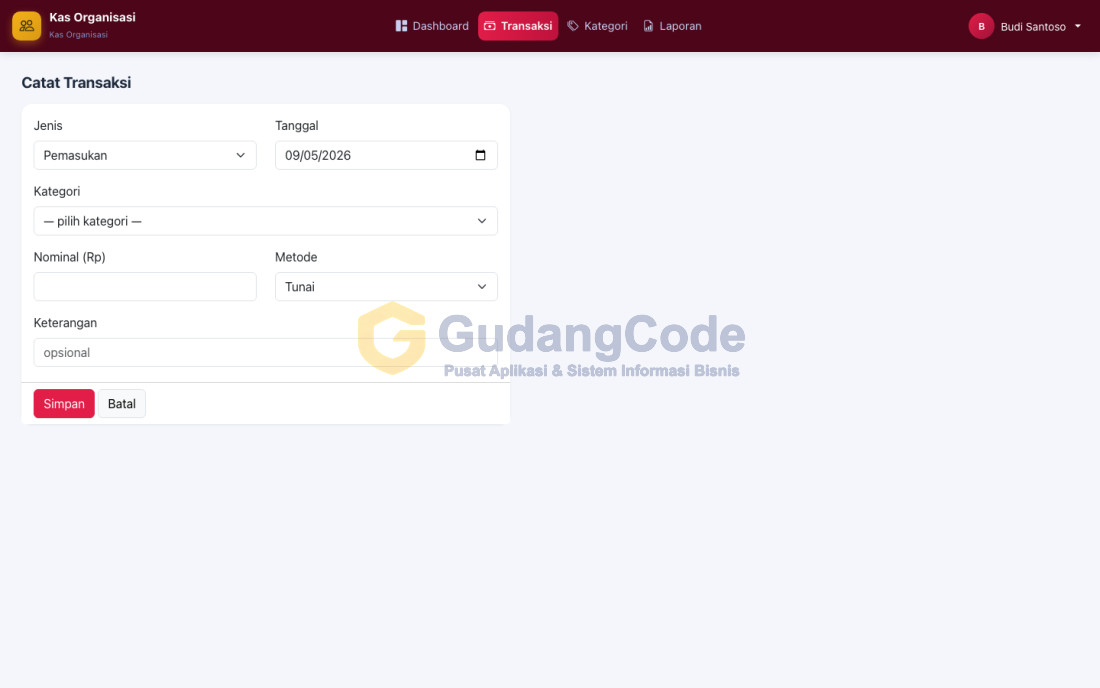 Organization Treasury App