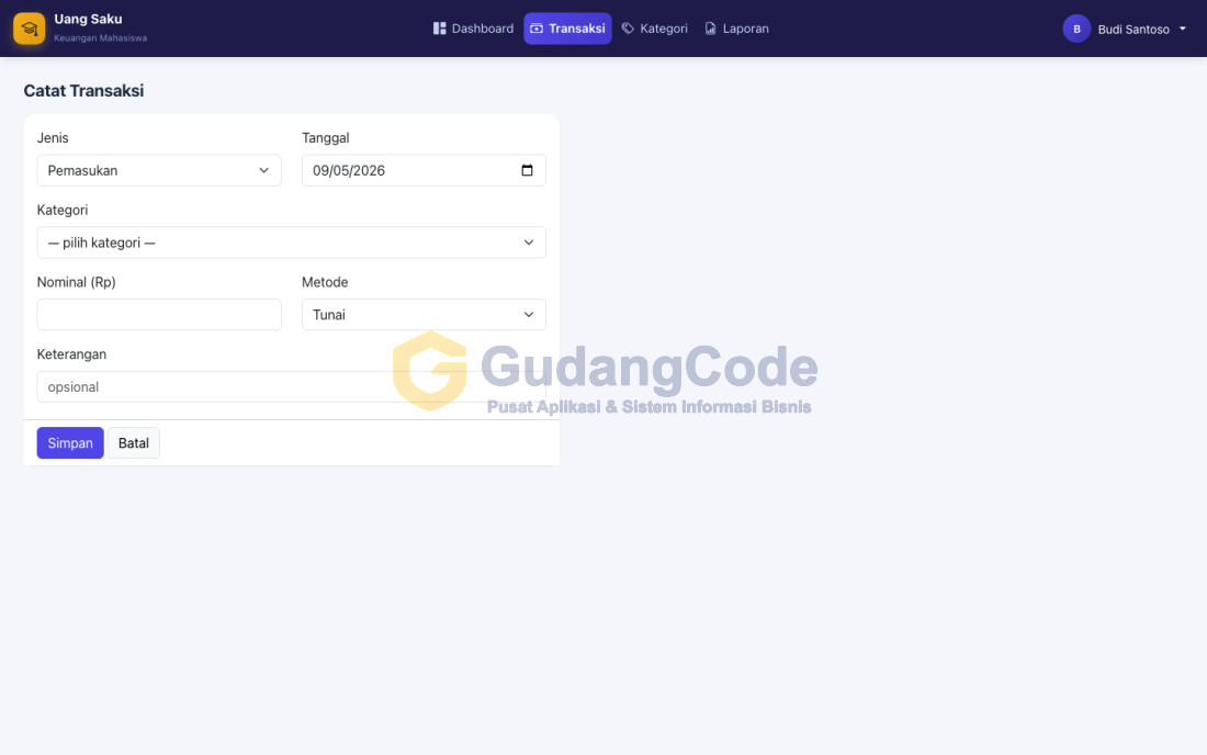 Student Budgeting App
