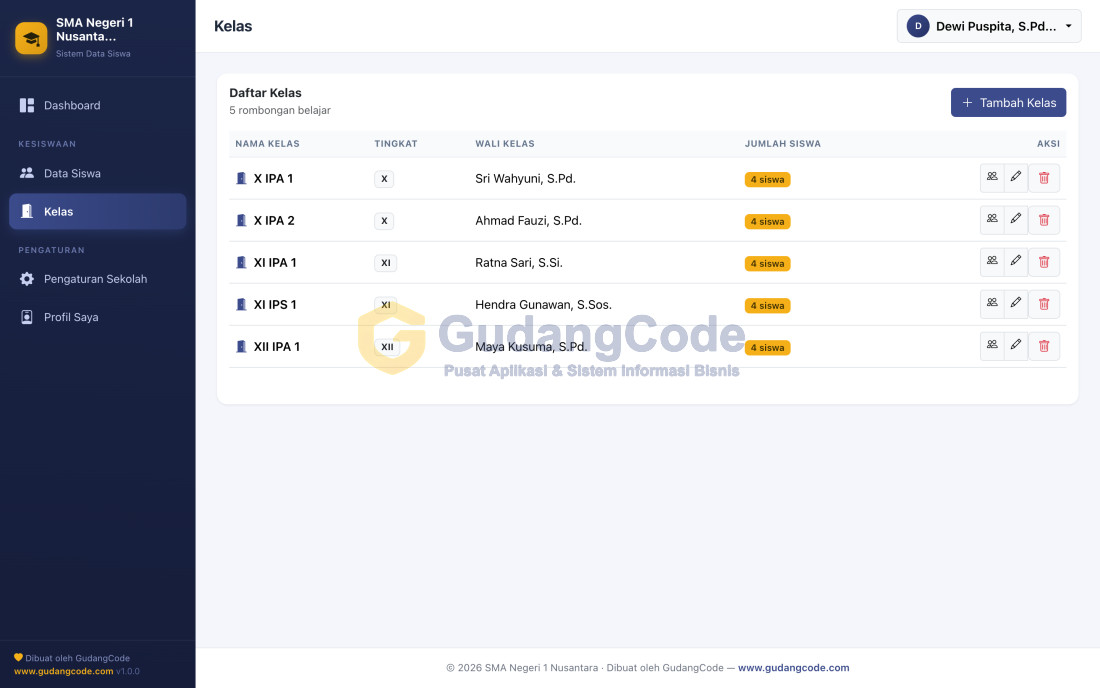 Student Data Management App