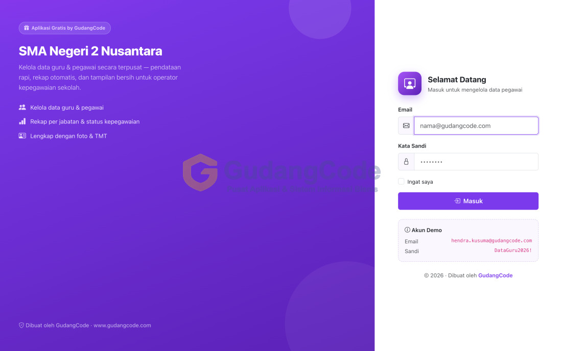 Teacher & Staff Data App
