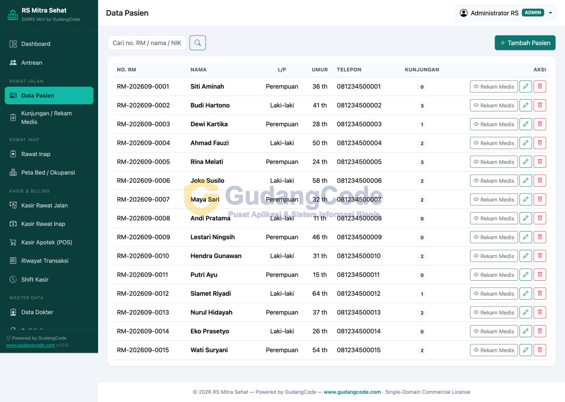 Aplikasi SIMRS Mini - Aplikasi SIMRS Mini — Screenshot 2