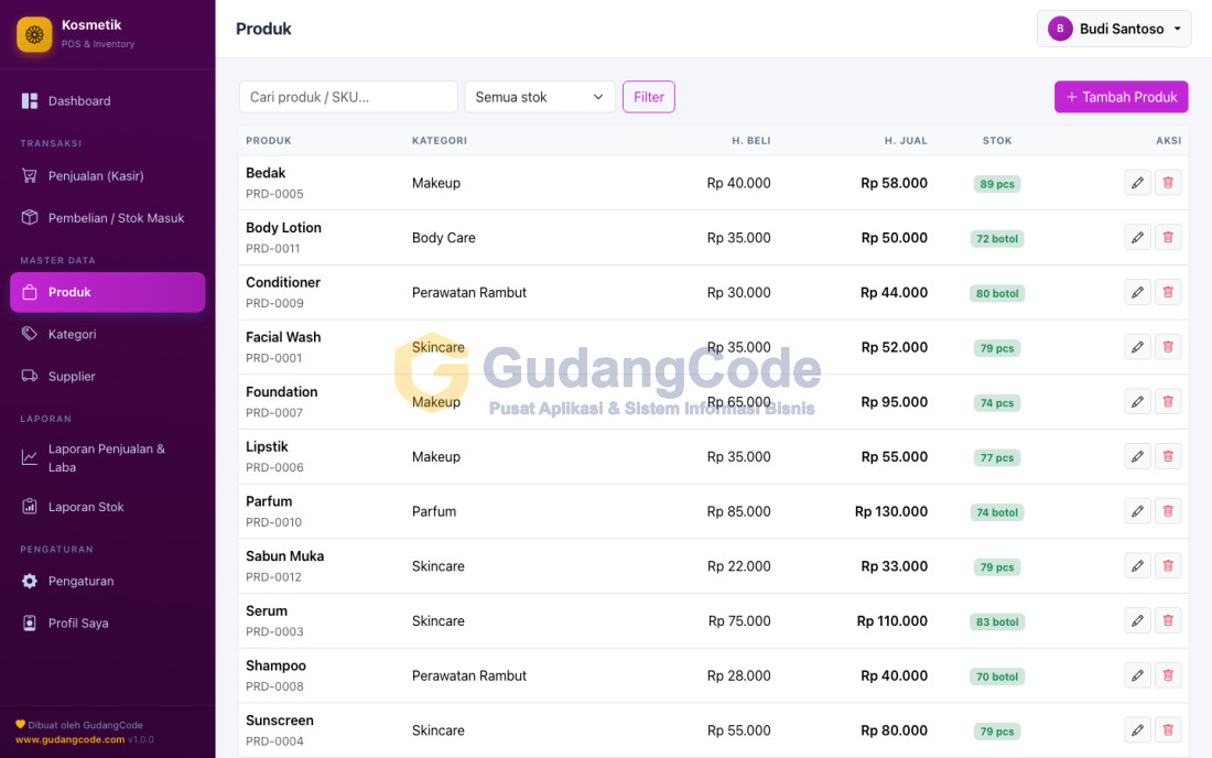Aplikasi POS Toko Kosmetik & Skincare - Aplikasi POS Toko Kosmetik & Skincare — Screenshot 2