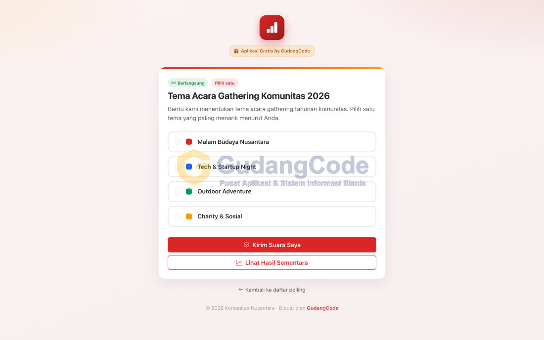 Online Polling & Voting App