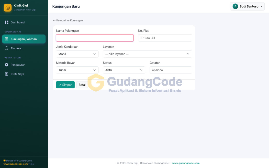 Aplikasi Manajemen Klinik Gigi - Aplikasi Manajemen Klinik Gigi — Screenshot 3