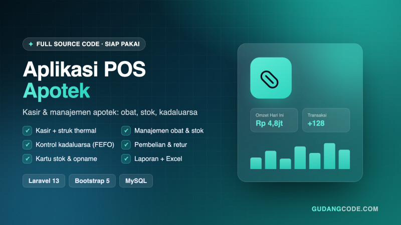 Aplikasi POS Apotek Laravel