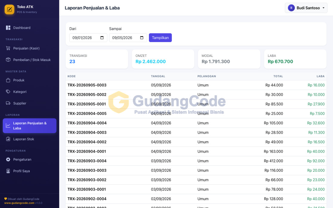 Stationery Store POS App