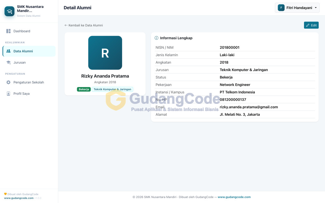 Alumni Data App