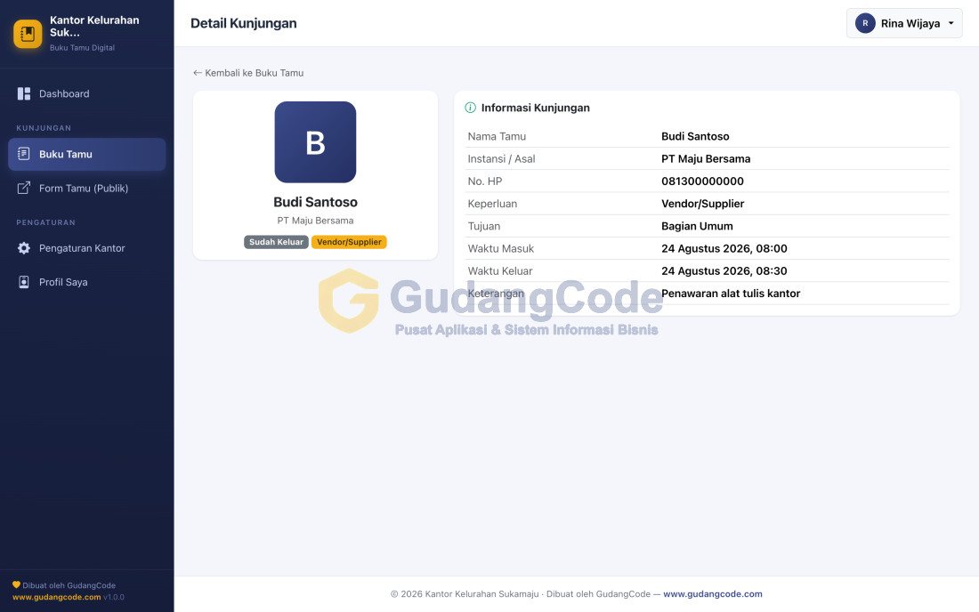 Aplikasi Buku Tamu Digital - Aplikasi Buku Tamu Digital — Screenshot 4