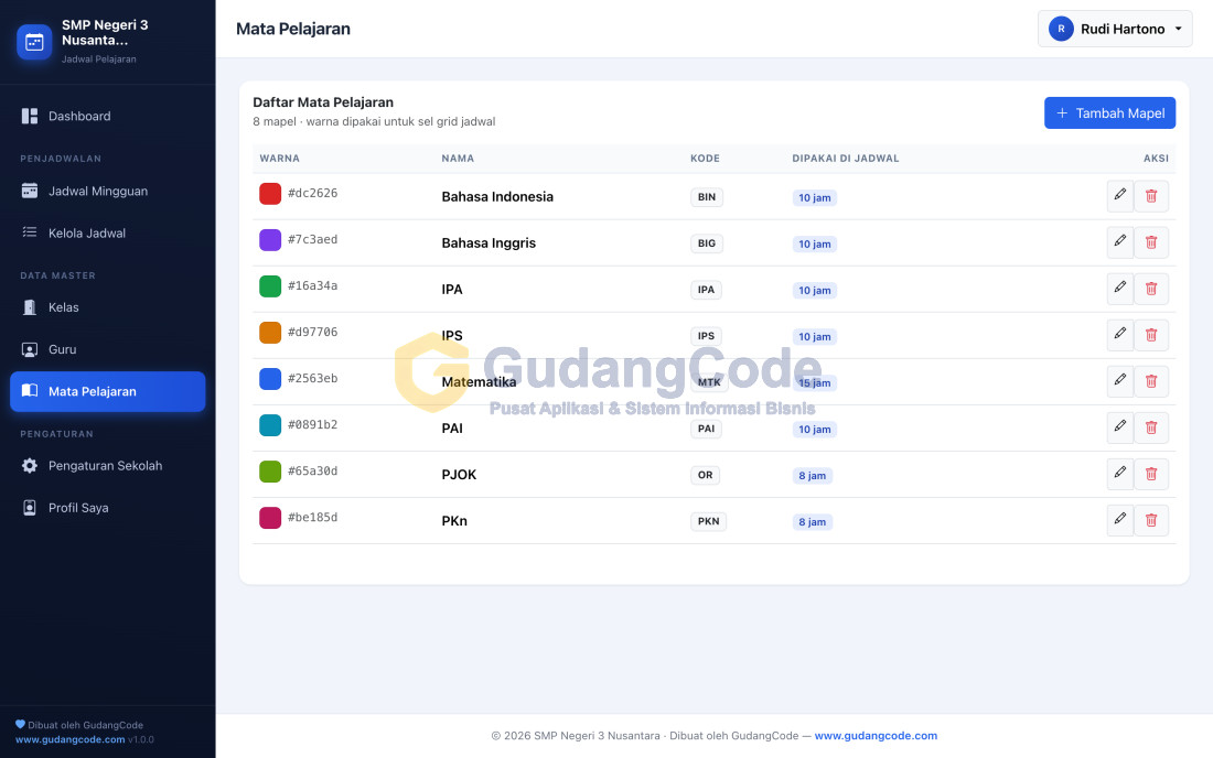 Class Timetable App